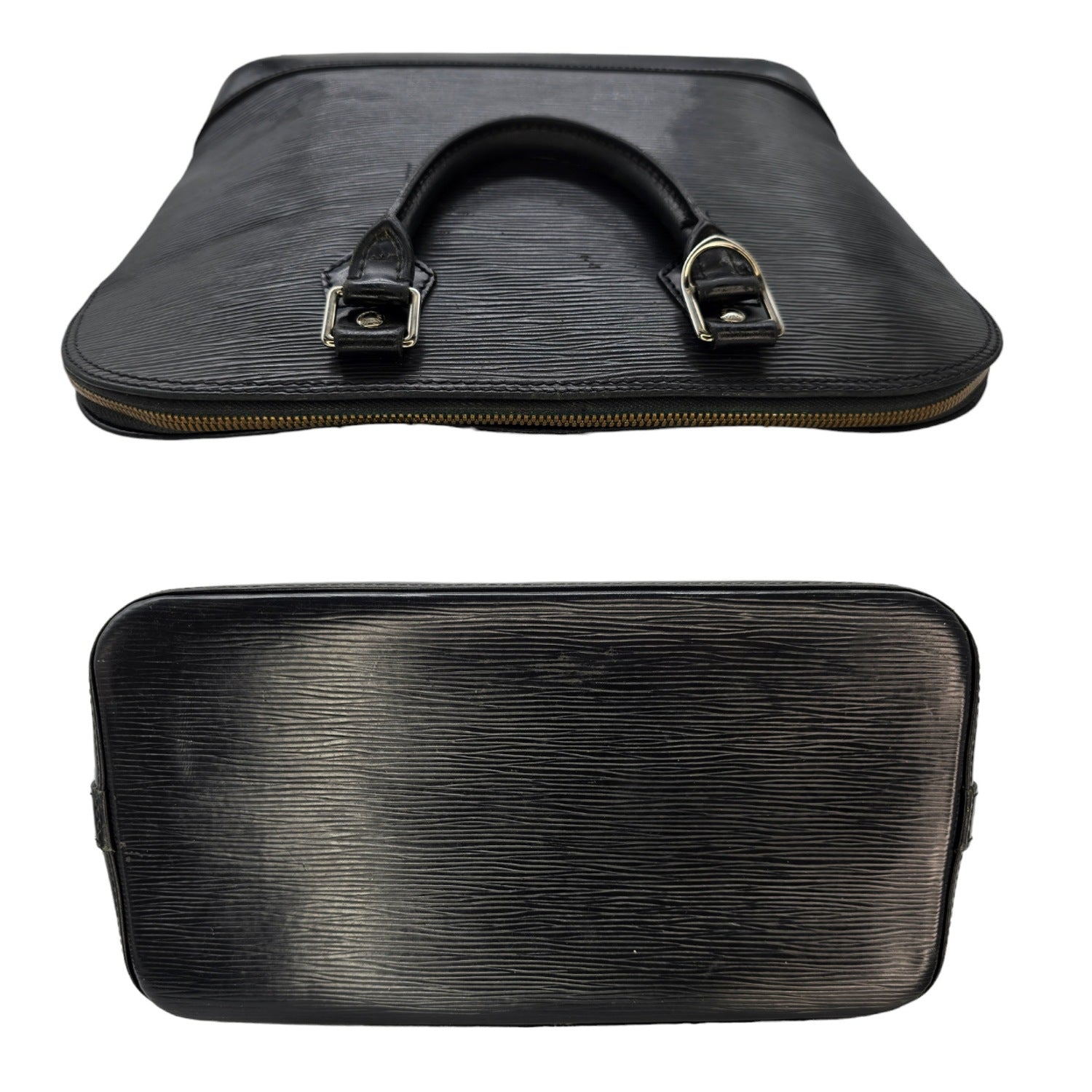 Louis Vuitton 2006 Black EPI Alma PM Satchel