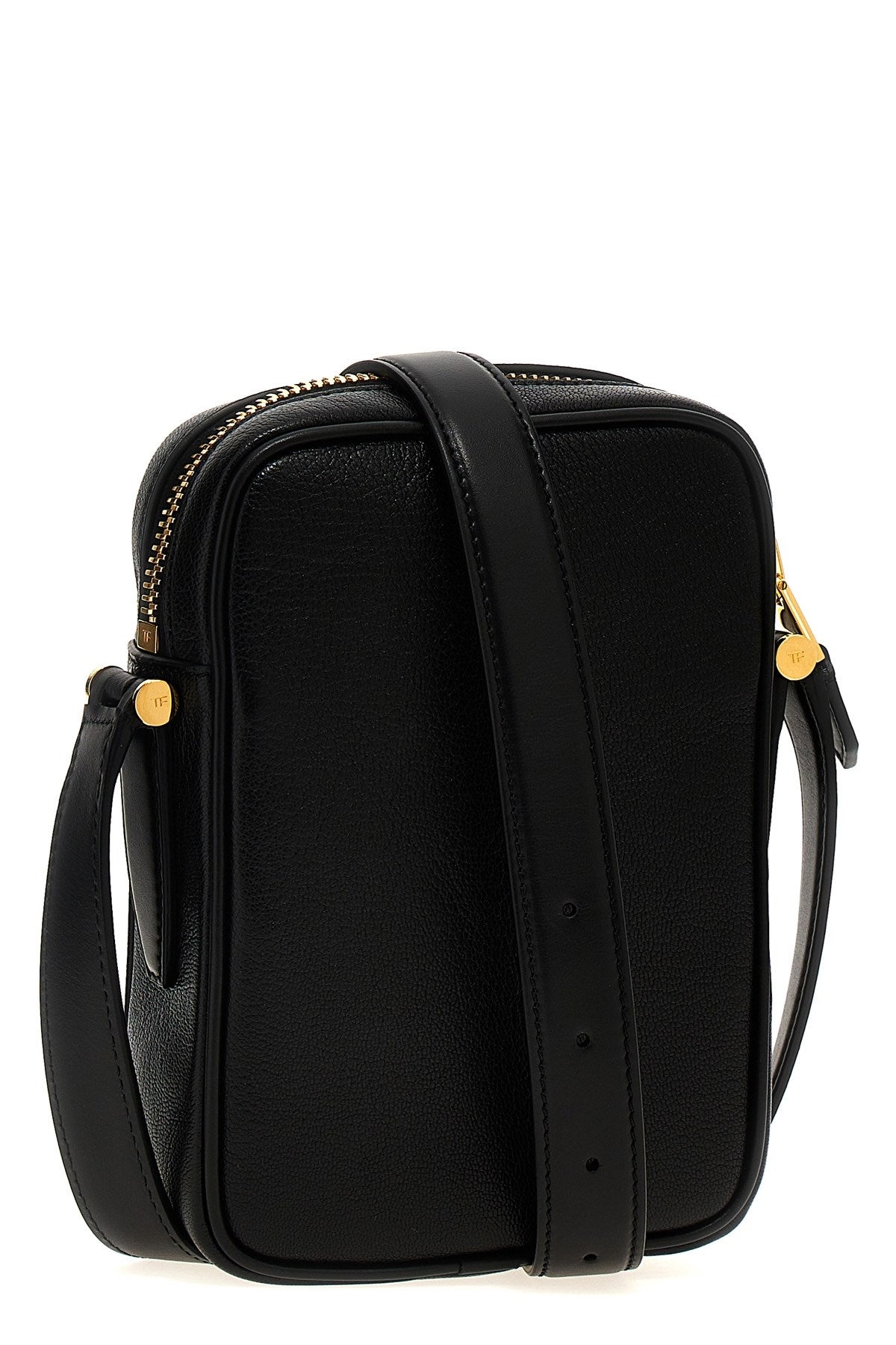 Tom Ford Men Logo Leather Shoulder Strap