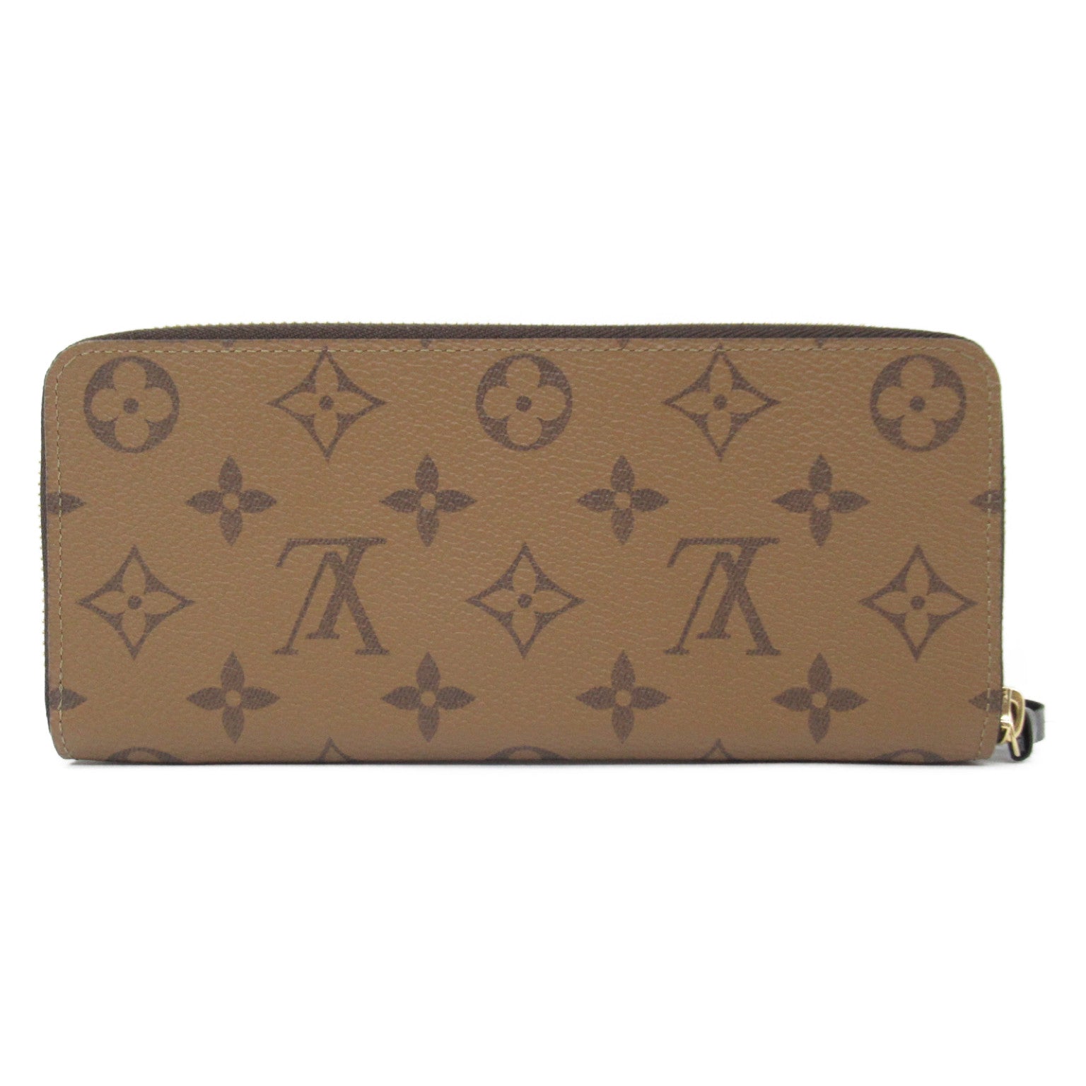 ルイ・ヴィトン LOUIS VUITTON ポルトフォイユ・クレマンス ラウンド長財布 ラウンド長財布 財布 PVCコーティングキャンバス モノグラム・リバース メンズ レディース ブラウン系 M82336 【中古】｜BRANDOFF