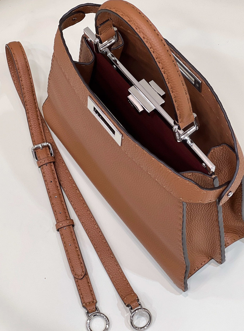 FI GlamI ISeeU MeGLAMIum Bronze For Women, Handbags, Shoulder Bags 13.1in/33.5cm FF