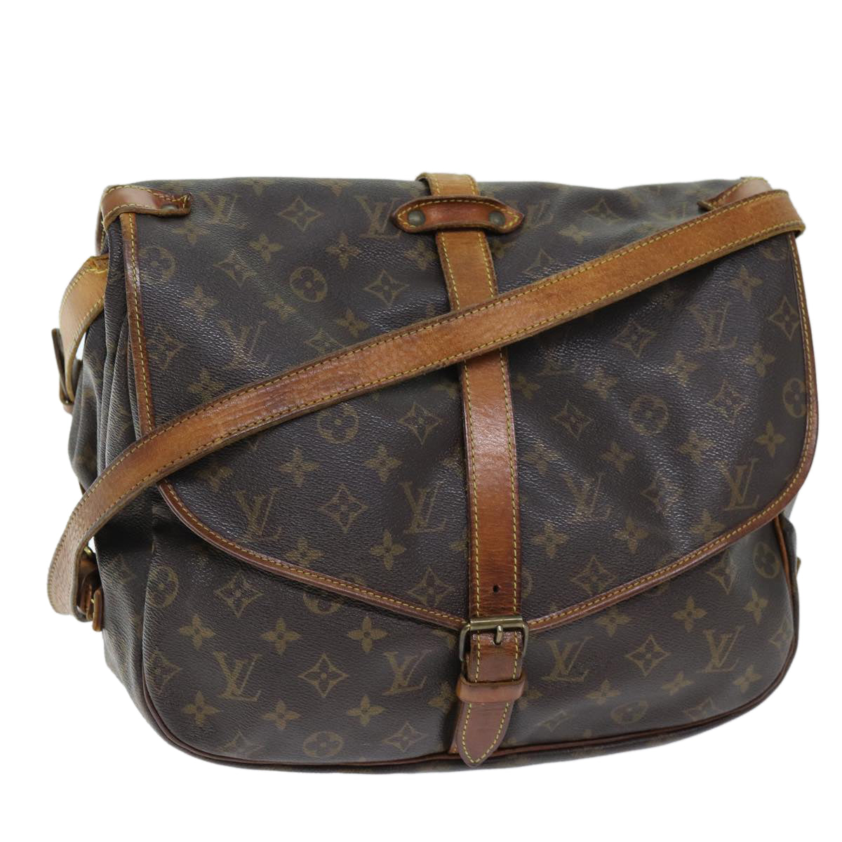 Louis Vuitton Monogram Saumur 35 Shoulder Bag
