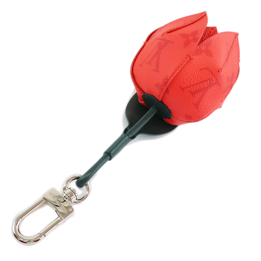 Louis Vuitton LV Vision Sac Monogram Flowers MP3388 Red Flowers Bag Charm Key Her Monogram Silver Gold