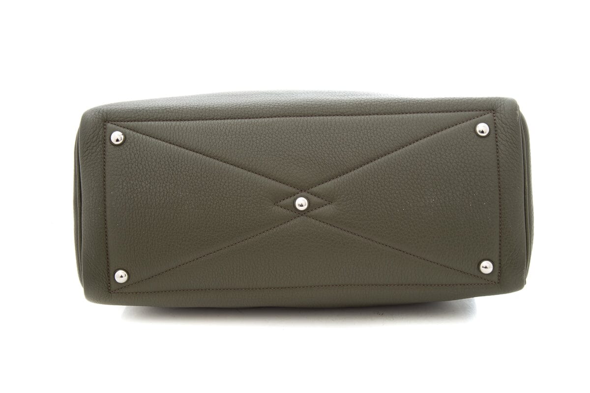 HermÃƒÆ’Ã‚Â¨s Green Victoria II Travel Handbag