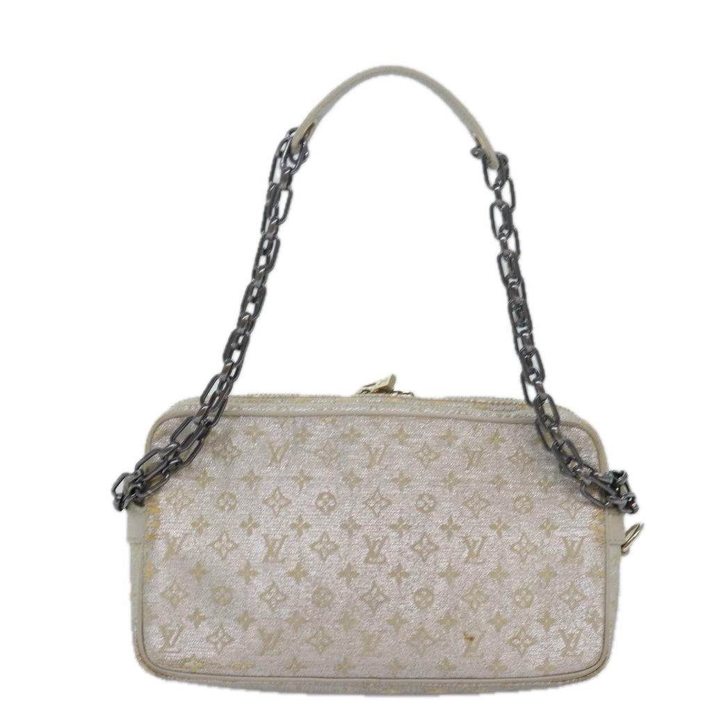 Louis Vuitton Monogram Shine Chain Mckenna Bag Silver