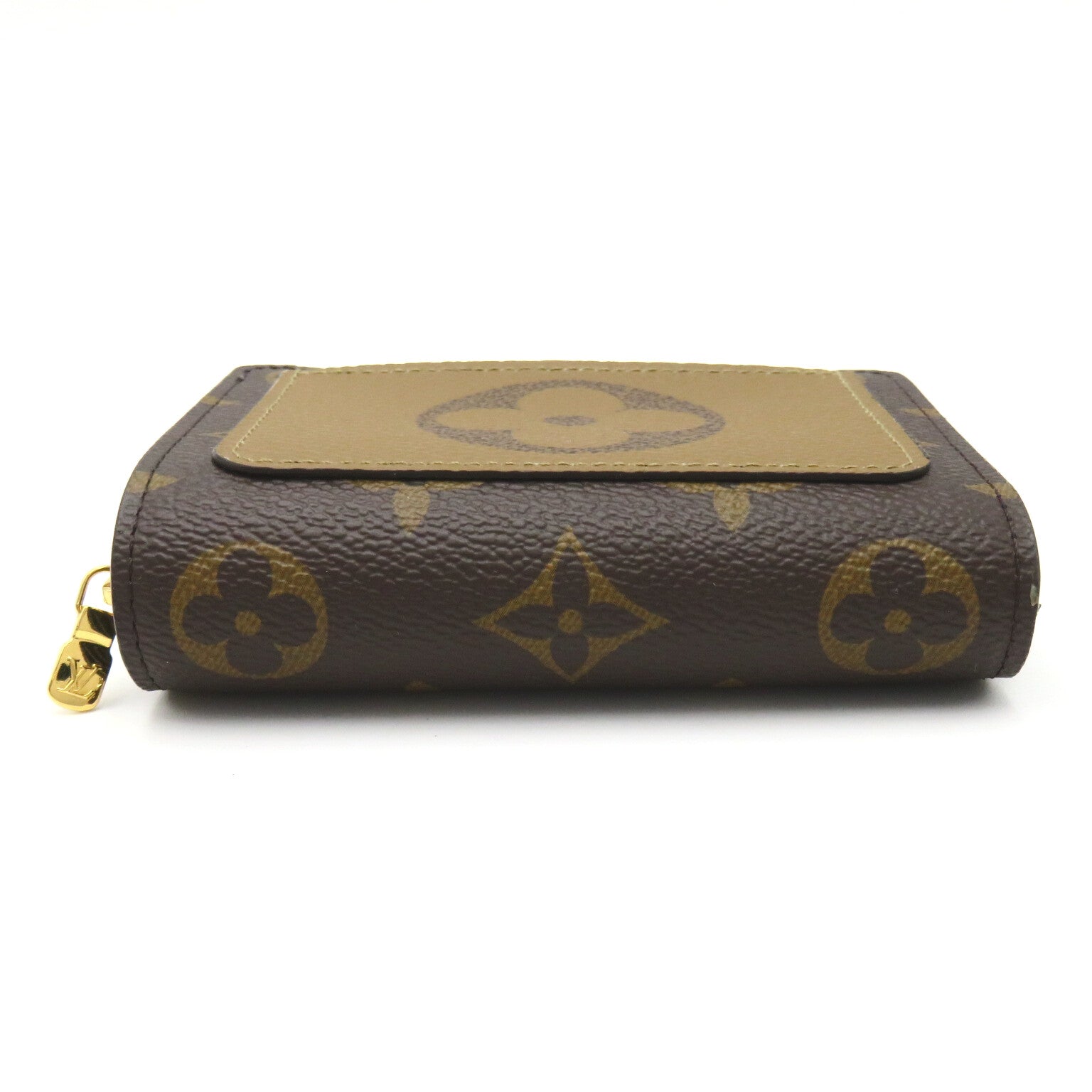 Louis Vuitton Louis Vuitton Double Fold Wallet Wallet PVC Coated Canvas Monogram Reversee  Brown M81461