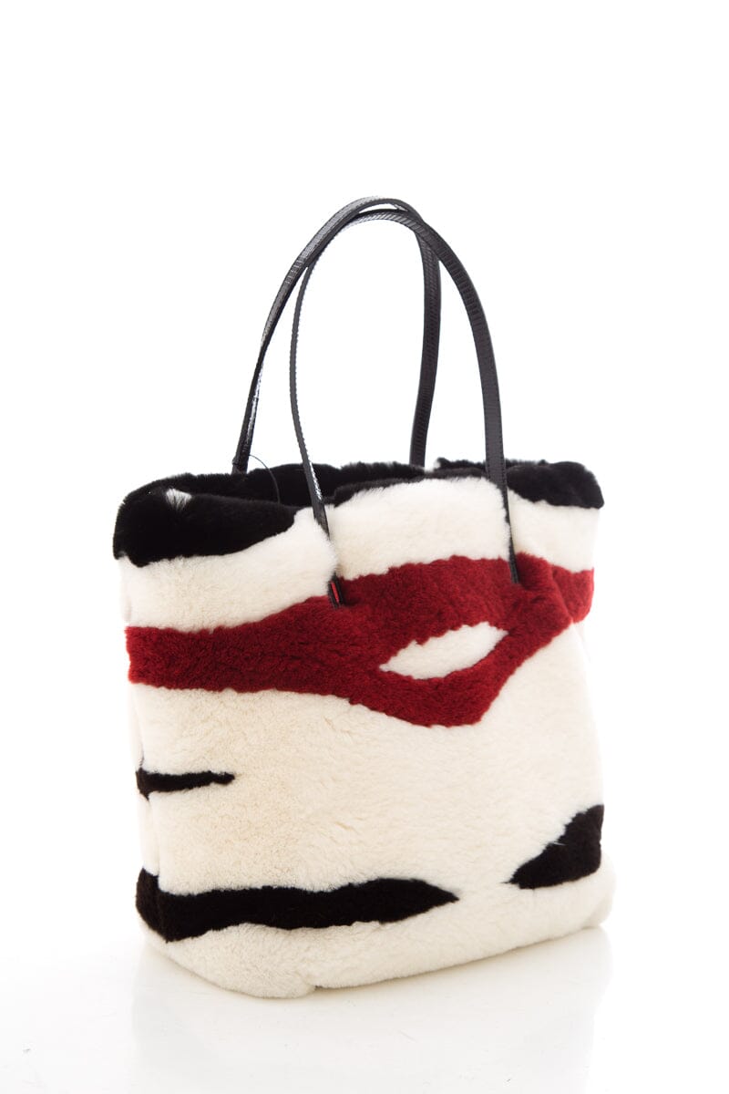 Valentino Multi Fur Handbag