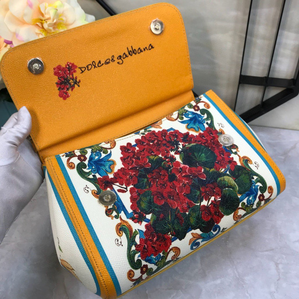 GLAMI 90s Sicily Bag With Logo Print Multicolor For Women 10.2in/26cm GLAMI