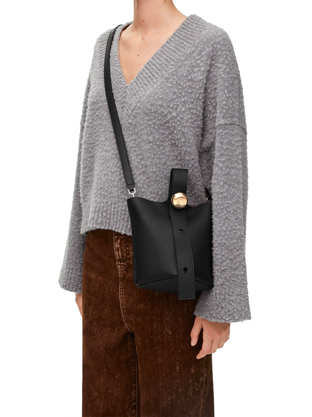 Loewe Women Mini Pebble Bucket Bag