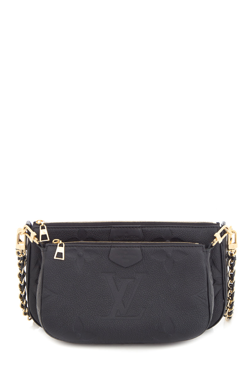 Louis Vuitton Black Empreinte Muti-Pochette Handbag