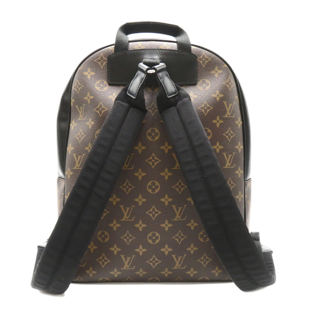 Louis Vuitton Josh N.V. Backpack Backpack Backpack Bag PVC  Canvas Monogram Makassar Mens Brown M45349