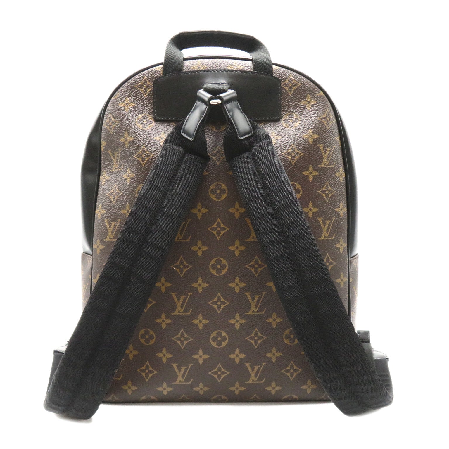 Louis Vuitton Josh N.V. Backpack Backpack Backpack Bag PVC  Canvas Monogram Makassar Mens Brown M45349