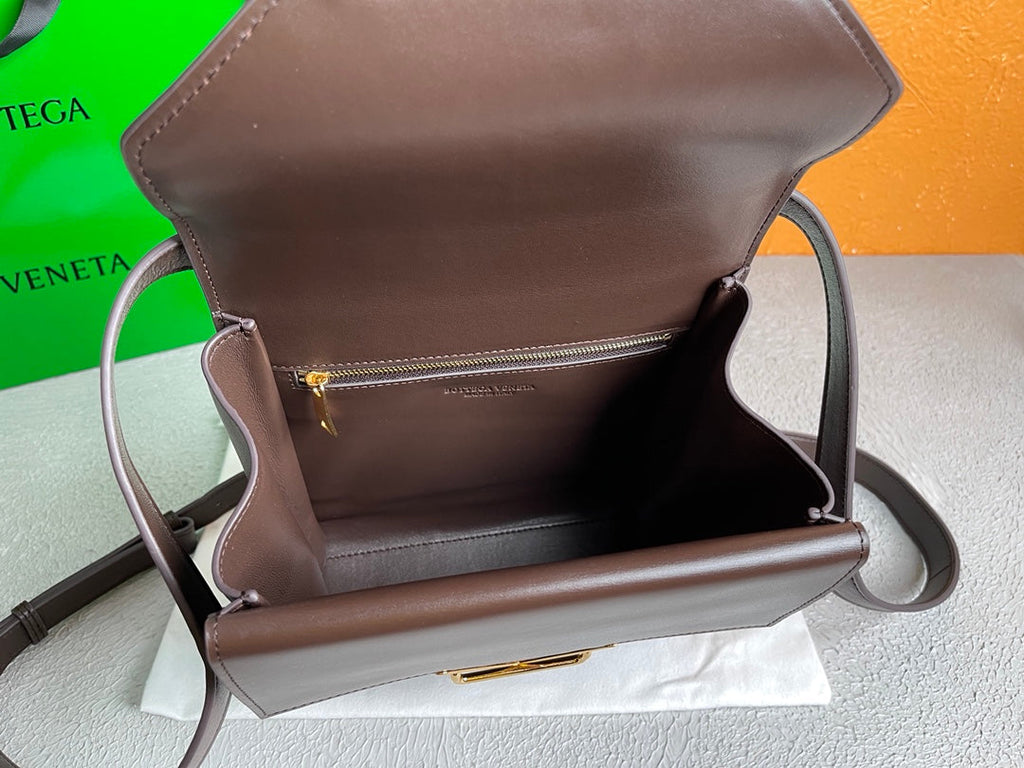 GLAMI Clip Bag Brown, For Women, WomenÃƒÂ¢Ã¢â€šÂ¬Ã¢â€žÂ¢s Bags 9in/23cm