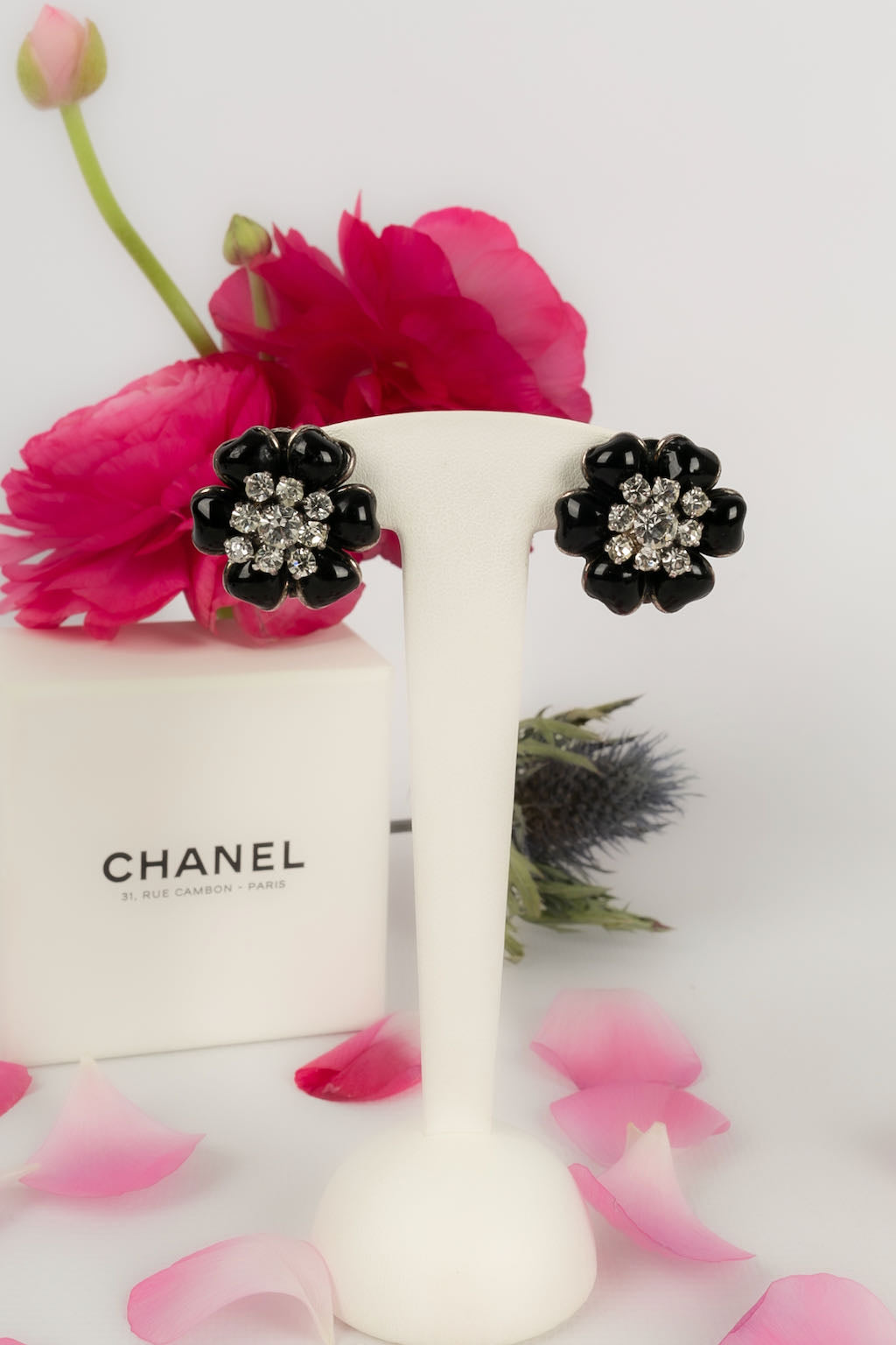 Boucles d'oreilles camÃƒÆ’Ã‚Â©lias Chanel