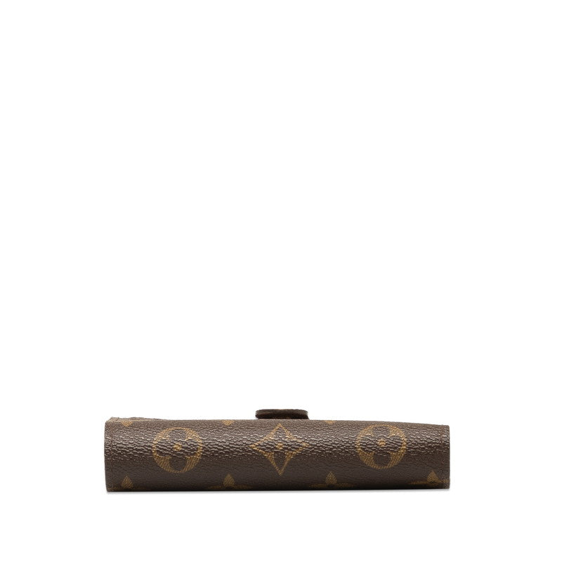 Louis Vuitton Monogram Portemone Vie Vie de Vienna Double Fed Wallet M61663 Brown PVC Leather  Louis Vuitton