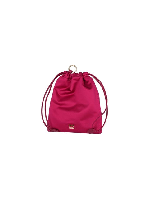 Miu Miu Women Duchesse Logo Pouch