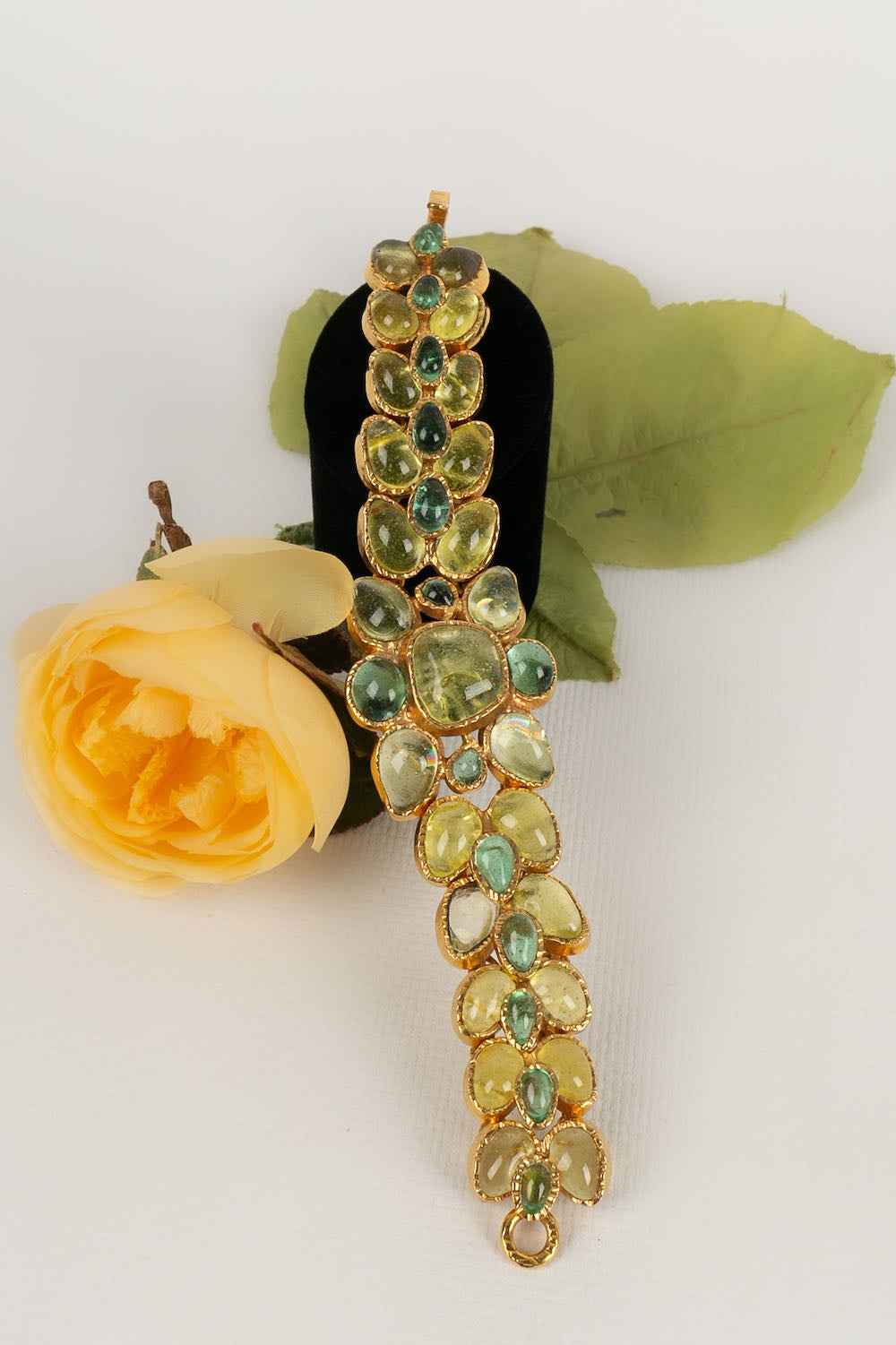 Bracelet en pÃƒÆ’Ã‚Â¢te de verre Chanel