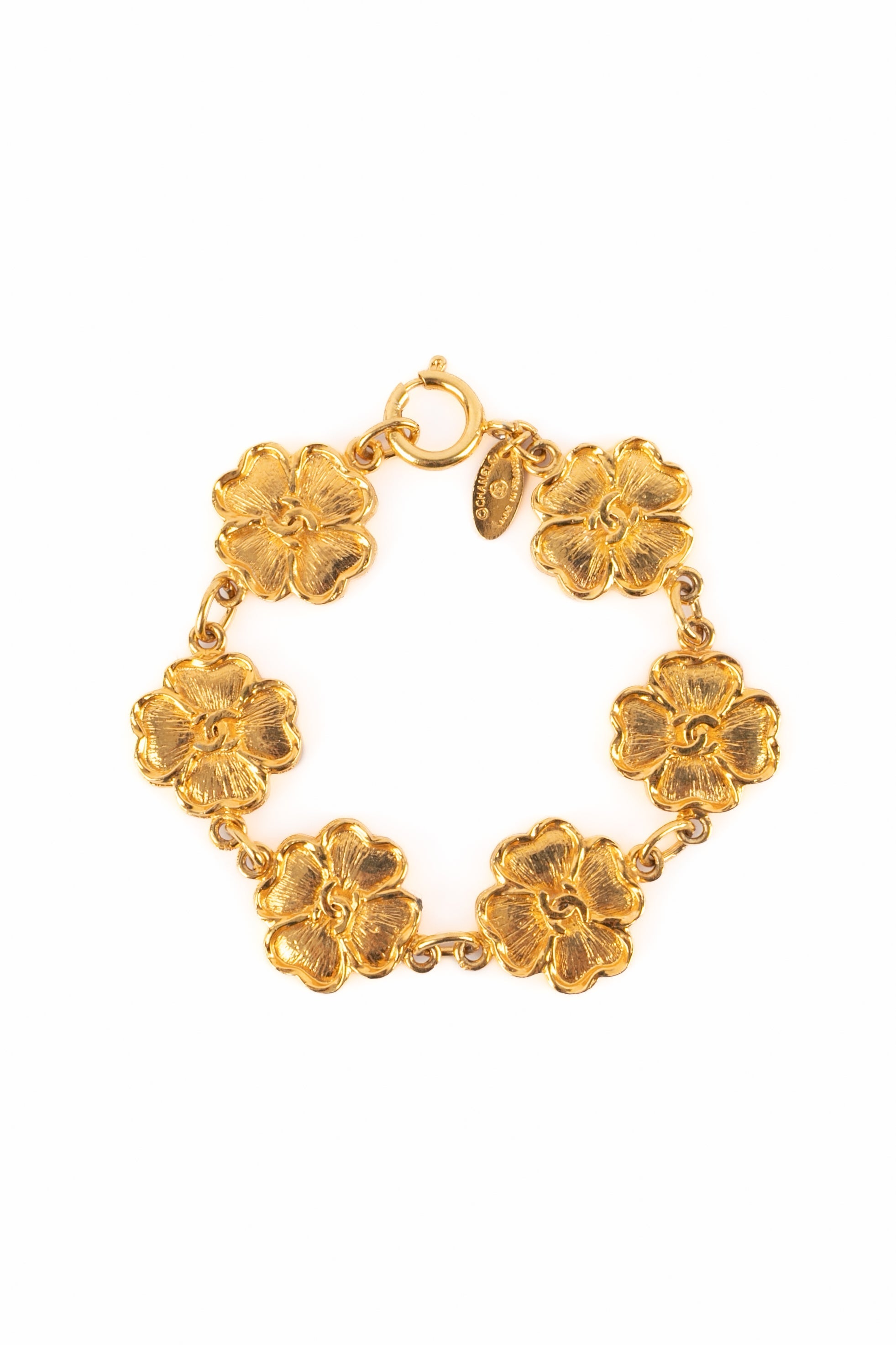 Bracelet trèfles Chanel 1980's