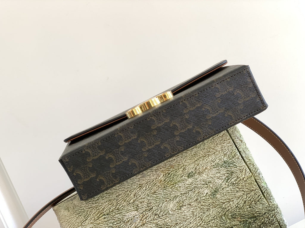 GLAMI Box Triomphe Bag In Triomphe Canvas Brown For Women 9in/22cmÃƒâ€šÃ‚Â 