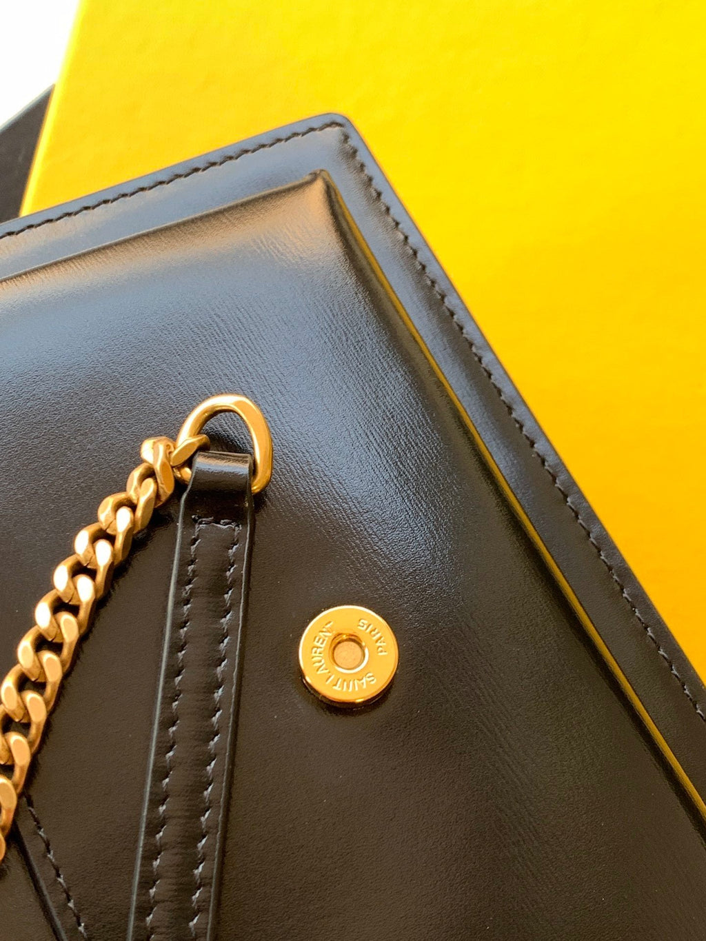 GLAMI Sunset Chain Bag With Gold Hardware For Women 7.4in/19cm YSL 533026D422W1000