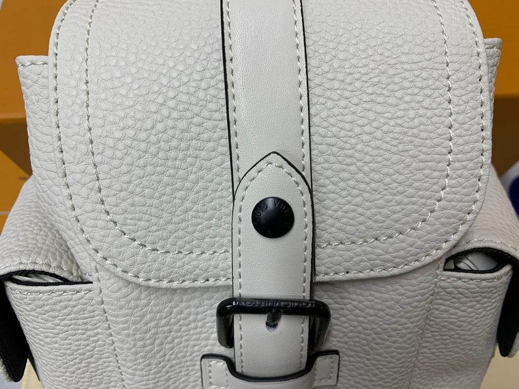 LV Christopher XS Taurillon White For Men, Bags, Shoulder And Crossbody Bags 7.7in/19.5cm LV