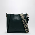 Stella Mccartney Logo Dark Green Shoulder Bag Women