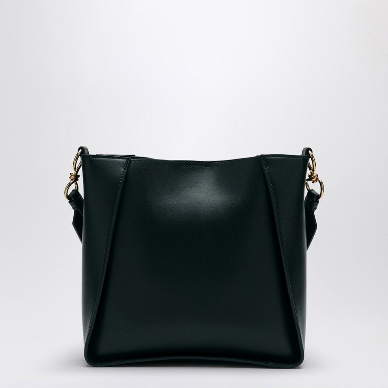 Stella Mccartney Logo Dark Green Shoulder Bag Women