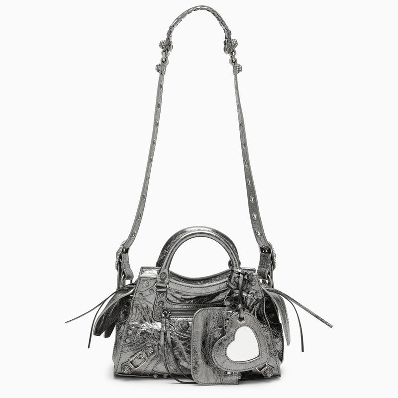 Balenciaga Neo Cagole Xs Bag Silver Women