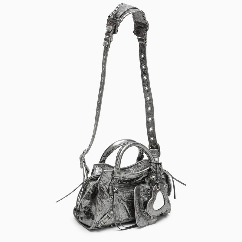 Balenciaga Neo Cagole Xs Bag Silver Women