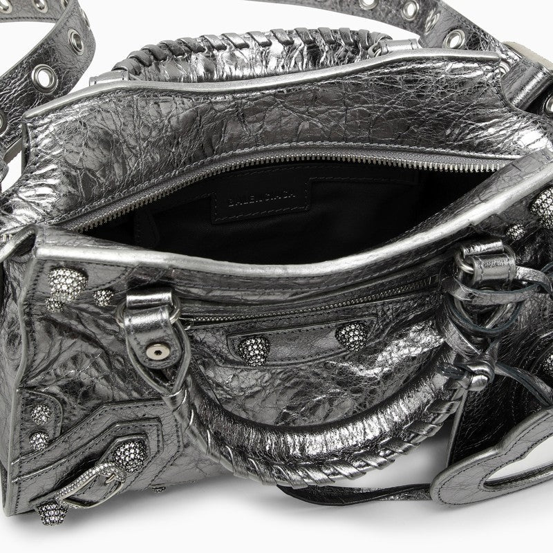 Balenciaga Neo Cagole Xs Bag Silver Women