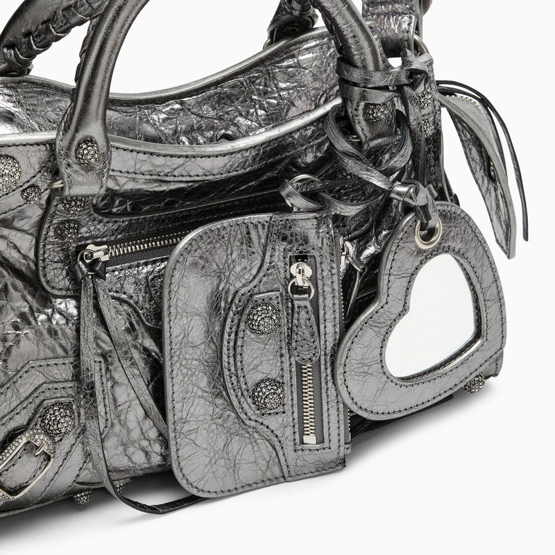 Balenciaga Neo Cagole Xs Bag Silver Women