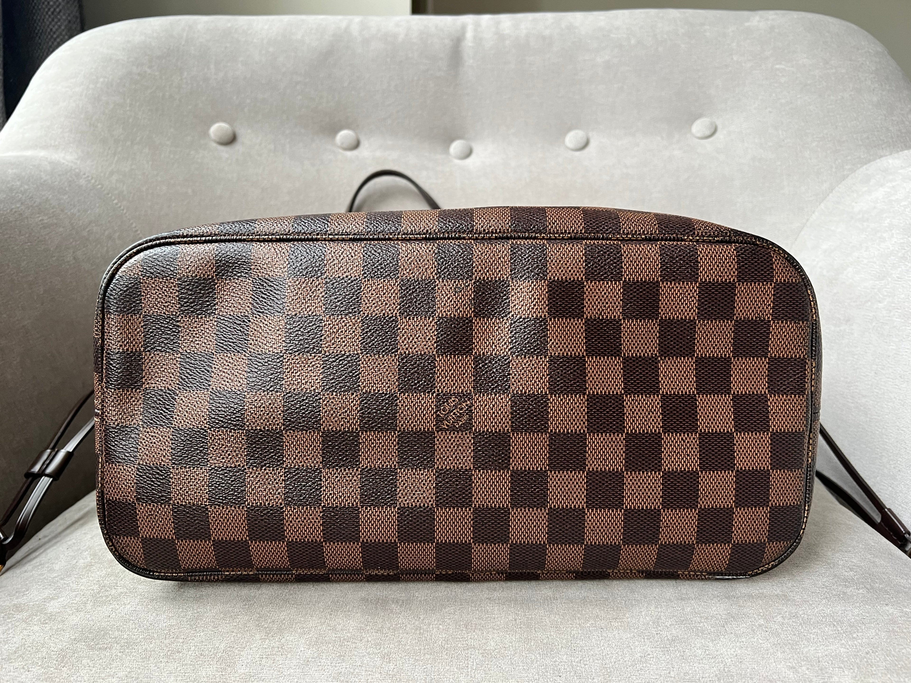 Louis Vuitton Neverfull MM Damier Ebene Cherry Interior (RRP £1,410)