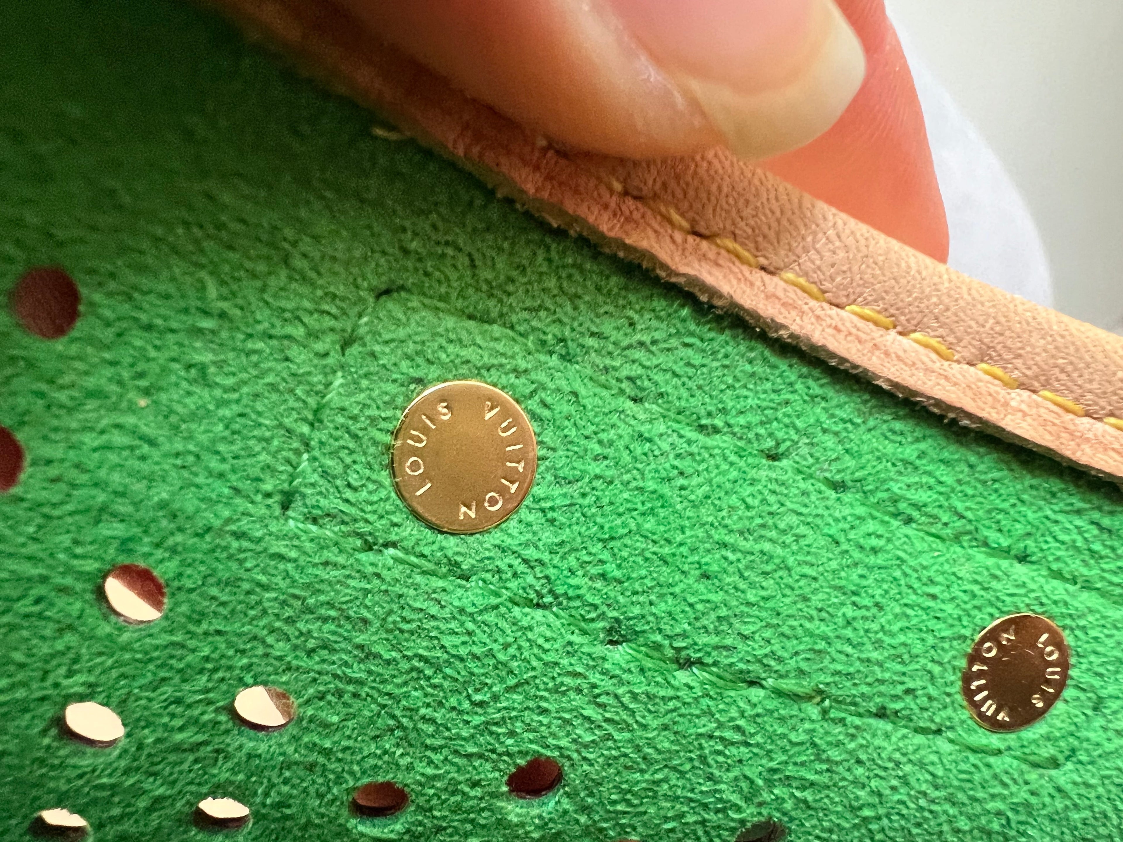 Louis Vuitton Perforated Monogram Green Musette Bag