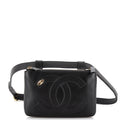 CHANEL CC Mania Double Zip Belt Bag Lambskin