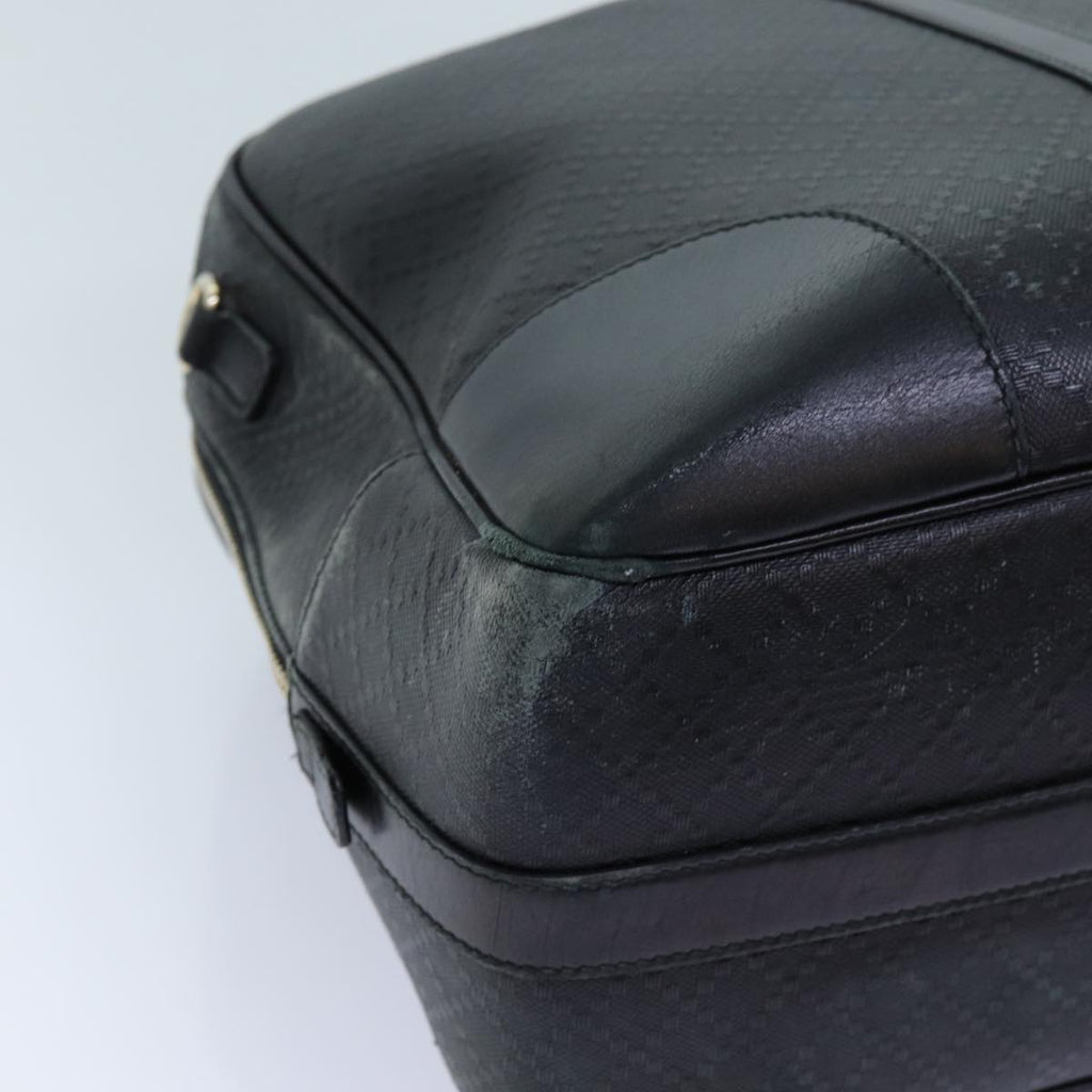 GUCCI Diamante Boston Bag Canvas Black 353394 70683