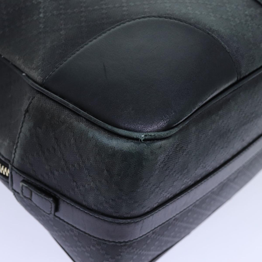 GUCCI Diamante Boston Bag Canvas Black 353394 70683