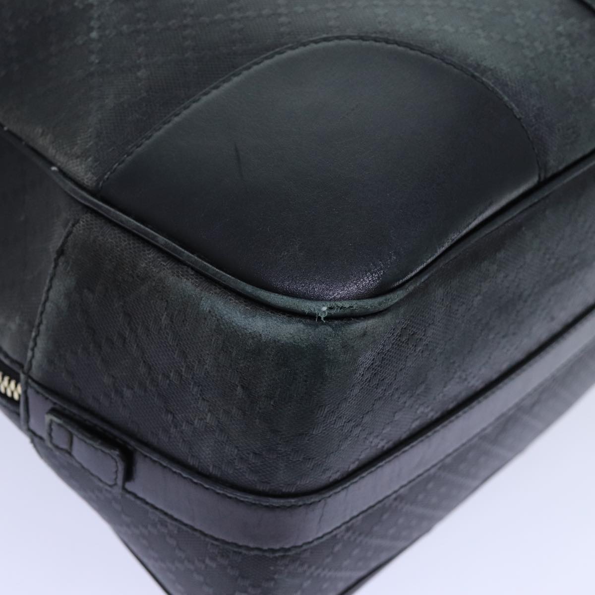 GUCCI Diamante Boston Bag Canvas Black 353394 70683