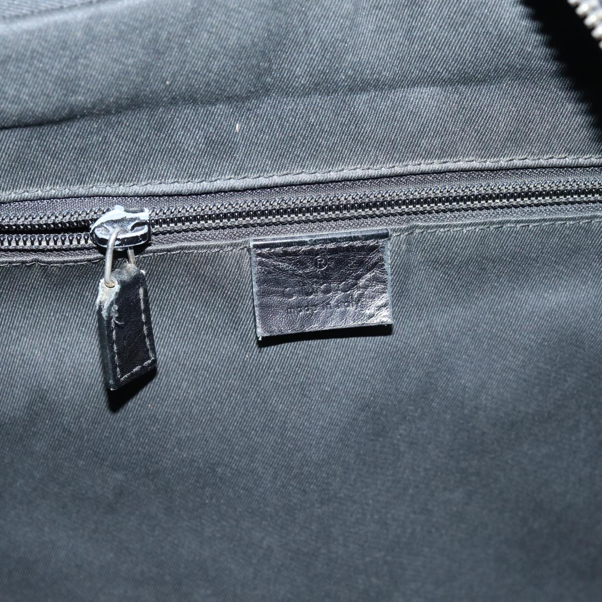 GUCCI Diamante Boston Bag Canvas Black 353394 70683