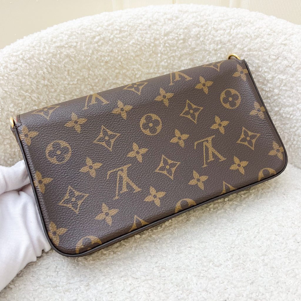 LV Felicie Pochette in Monogram Canvas and GHW
