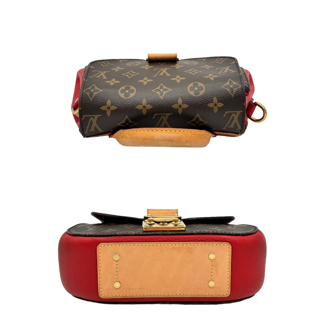 Louis Vuitton Monogram Eden MM Rouge Crossbody Bag