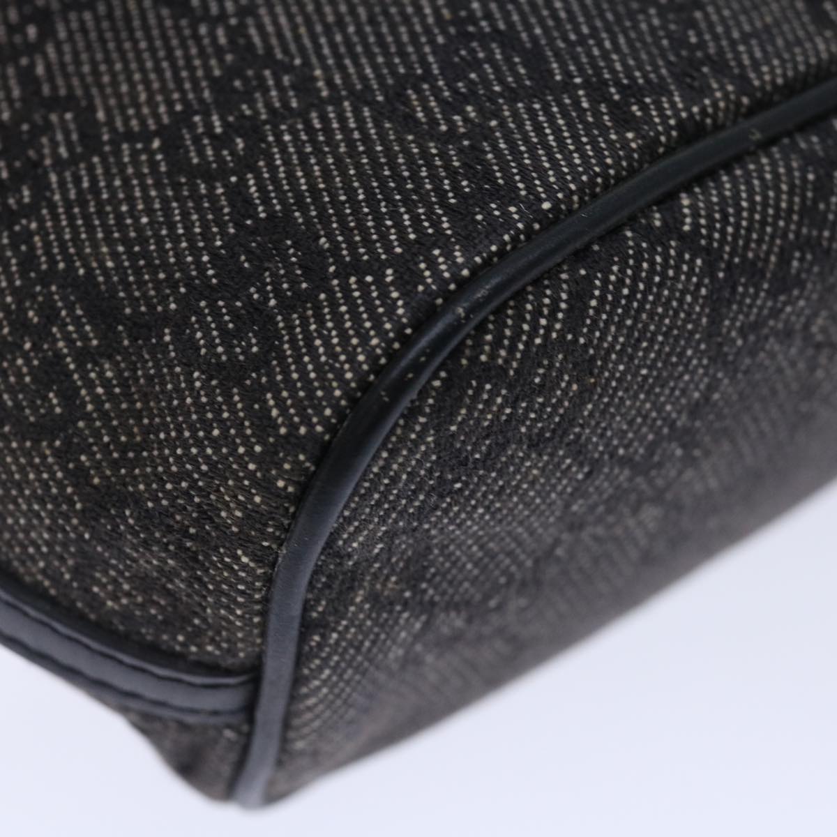 GUCCI GG Canvas Accessory Pouch Black 07198 70805