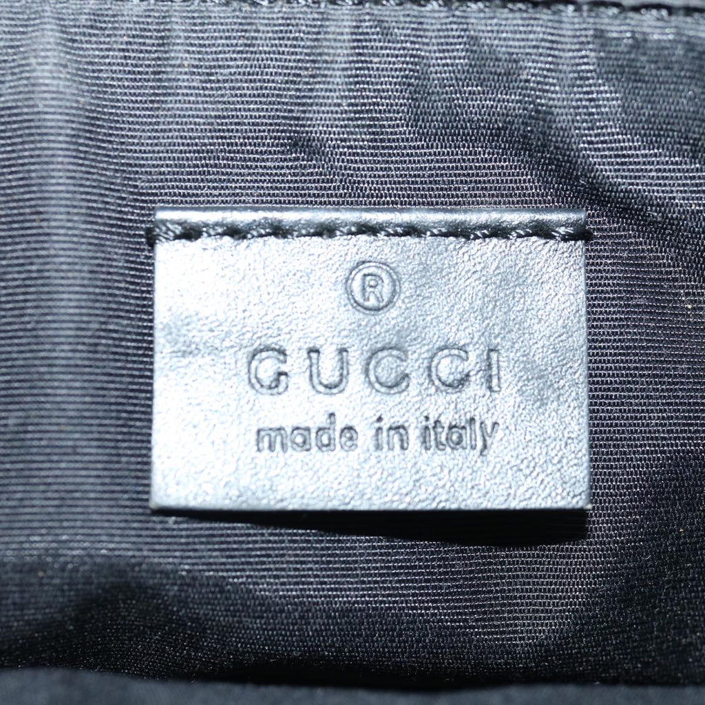 GUCCI GG Canvas Accessory Pouch Black 07198 70805