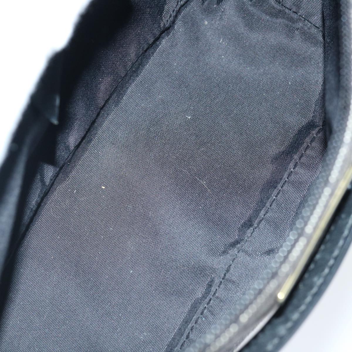 GUCCI GG Canvas Accessory Pouch Black 07198 70805