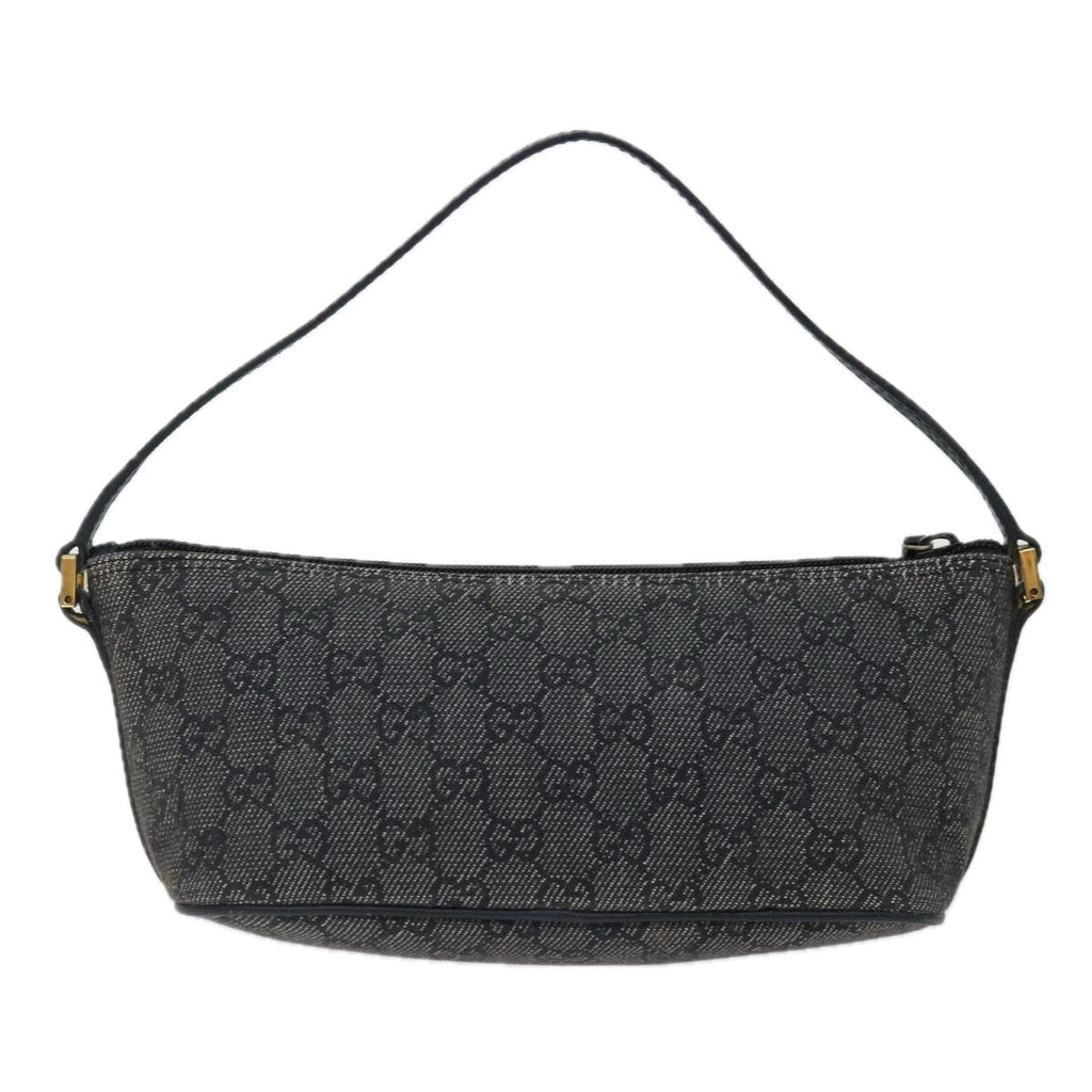 GUCCI GG Canvas Accessory Pouch Black 07198 70805