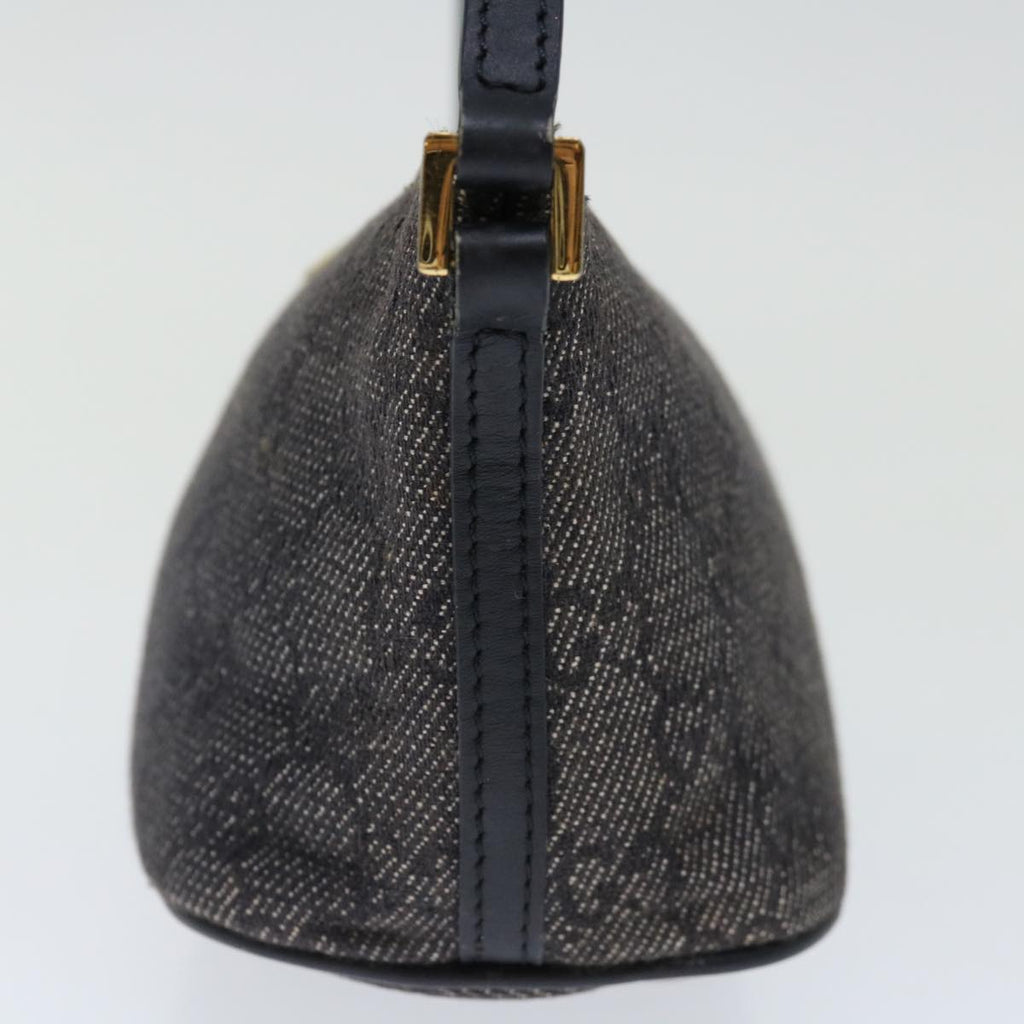 GUCCI GG Canvas Accessory Pouch Black 07198 70805