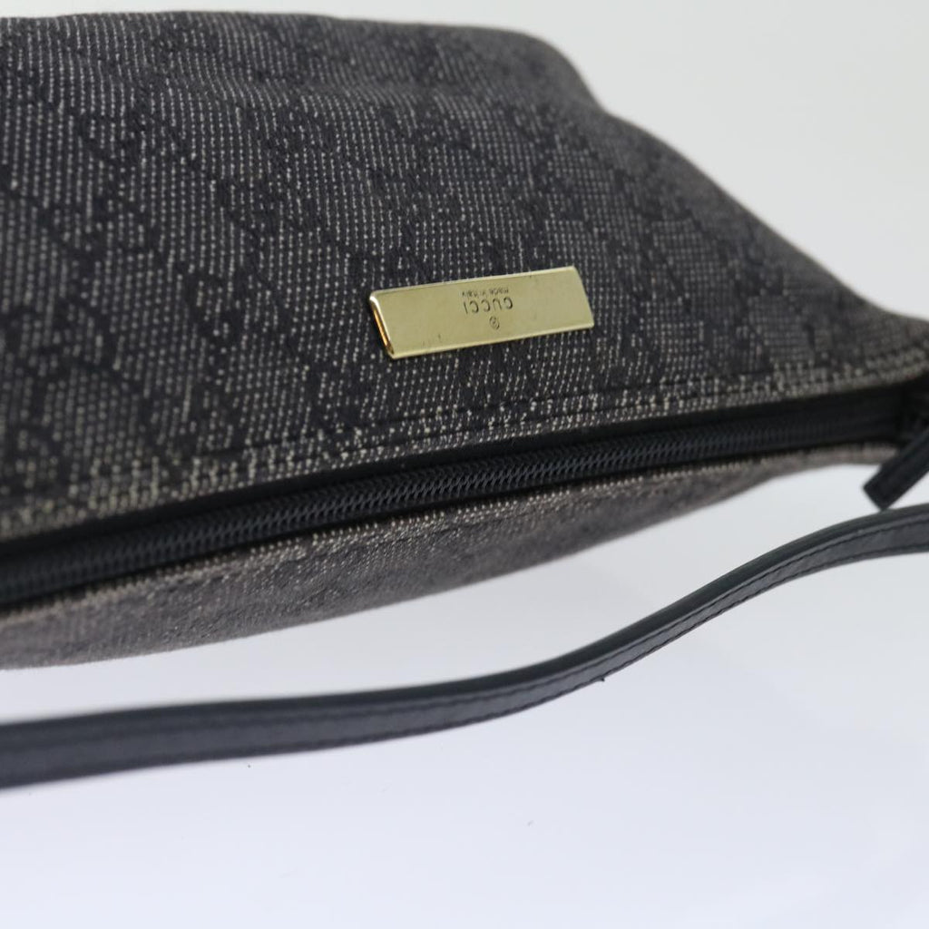 GUCCI GG Canvas Accessory Pouch Black 07198 70805