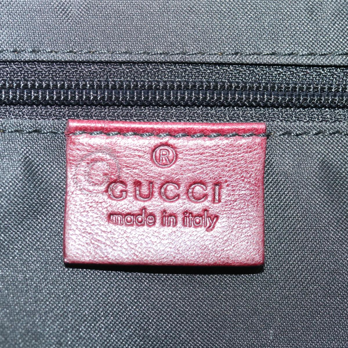 GUCCI Shoulder Bag Satin outlet Bordeaux 70958