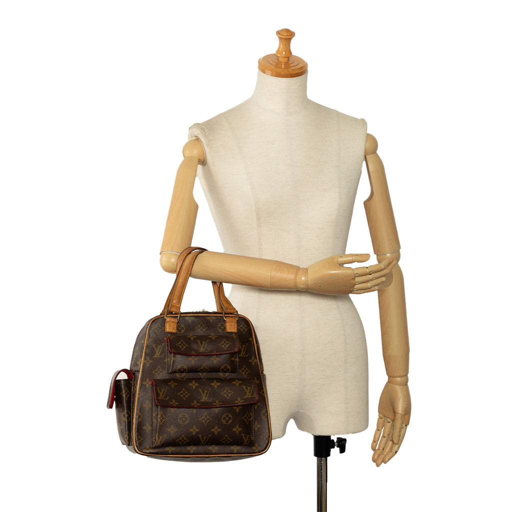 Brown Louis Vuitton Monogram Excentri-Cite Handbag