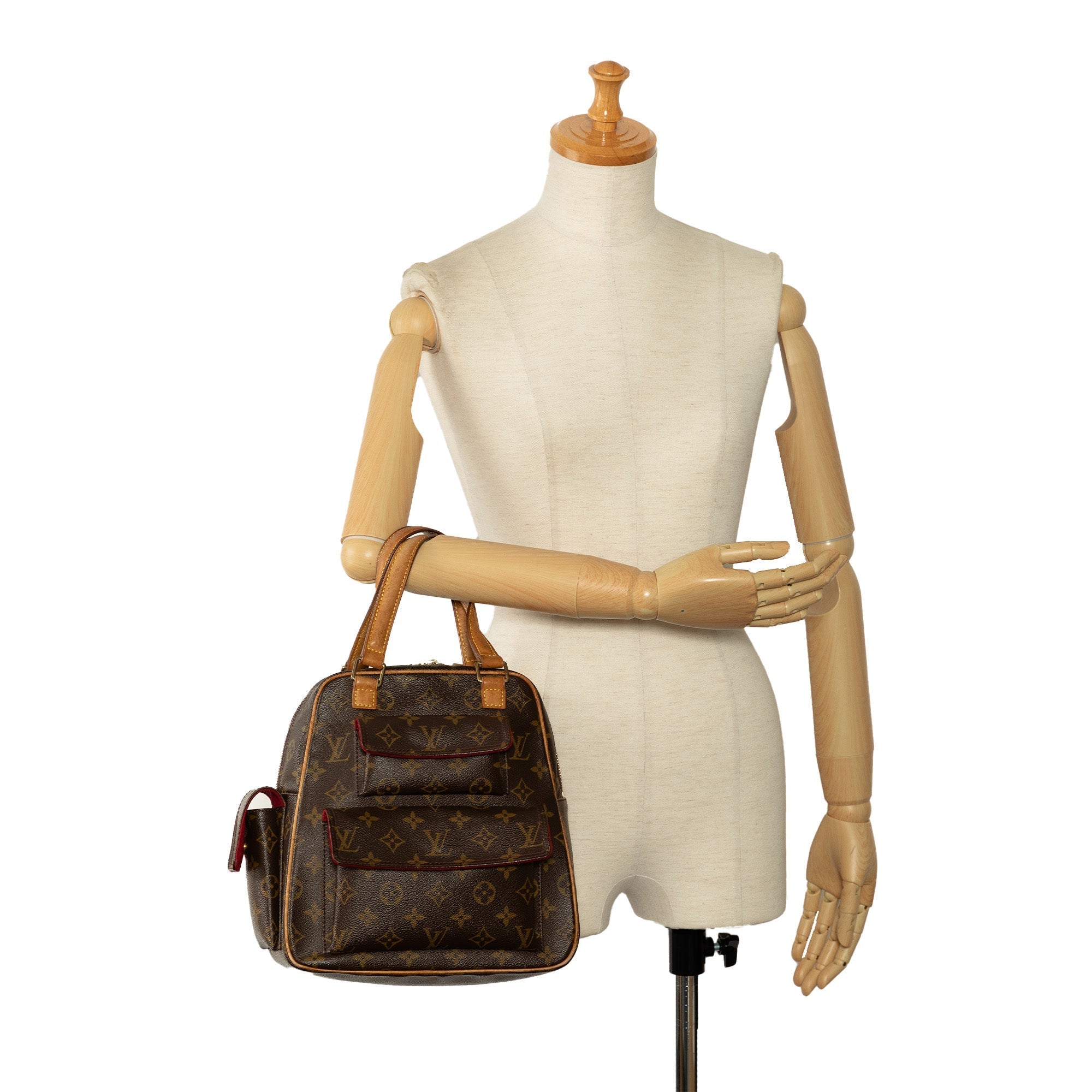 Brown Louis Vuitton Monogram Excentri-Cite Handbag
