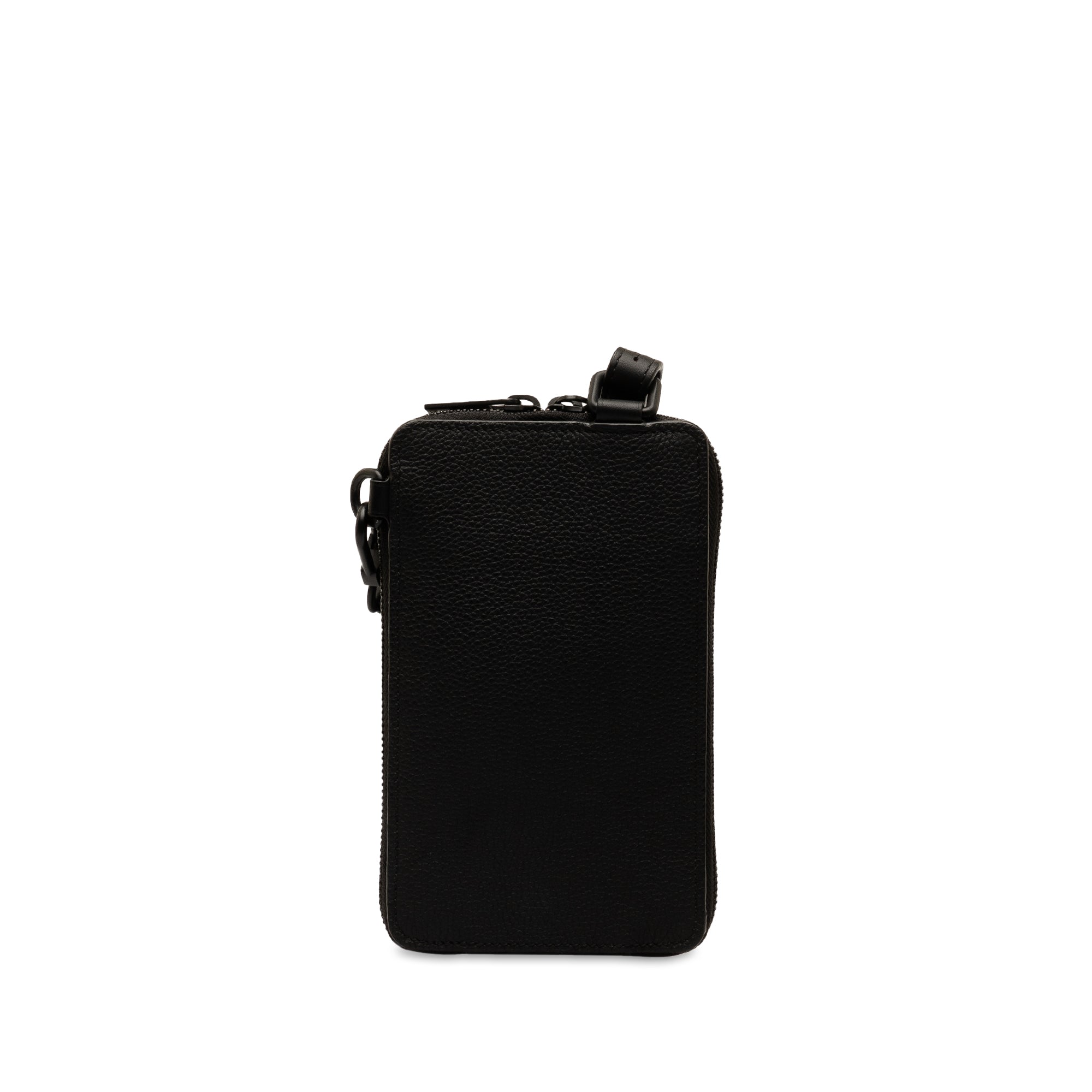 Black Louis Vuitton Aerogram Phone Pouch Crossbody Bag