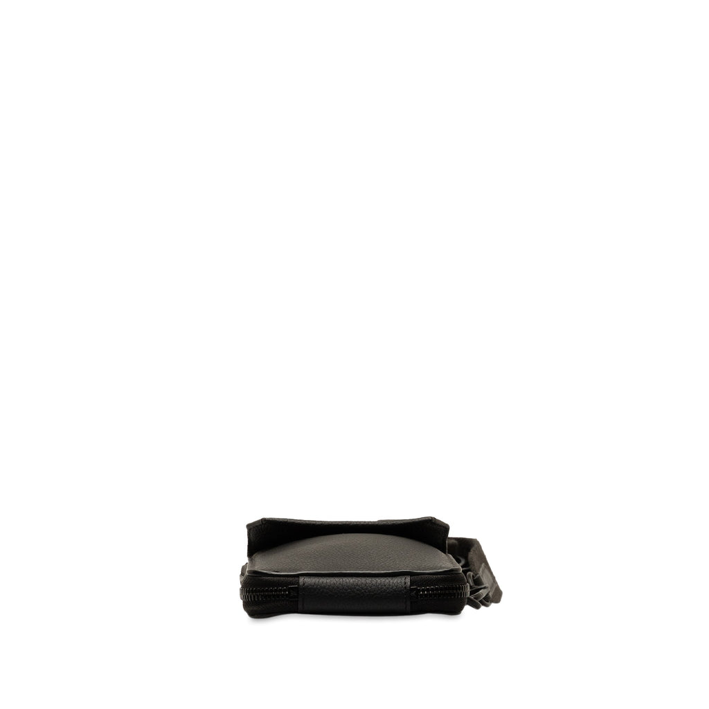Black Louis Vuitton Aerogram Phone Pouch Crossbody Bag